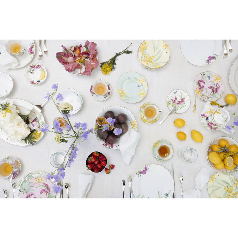 Tasse à thé, soucoupe et assiette 3 pièces Royal Albert Miranda Kerr