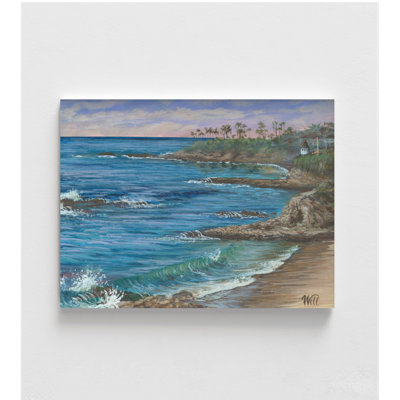 Laguna North By William Thompson, Coastal Master Bedroom Decor, Air Bnb Home Decor, Beach Hotel Entryway Wall Decor, Seaside Office Wall Art