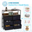 Leovani Steel 80cm W 6 - Drawer Chest of Drawers-596172841