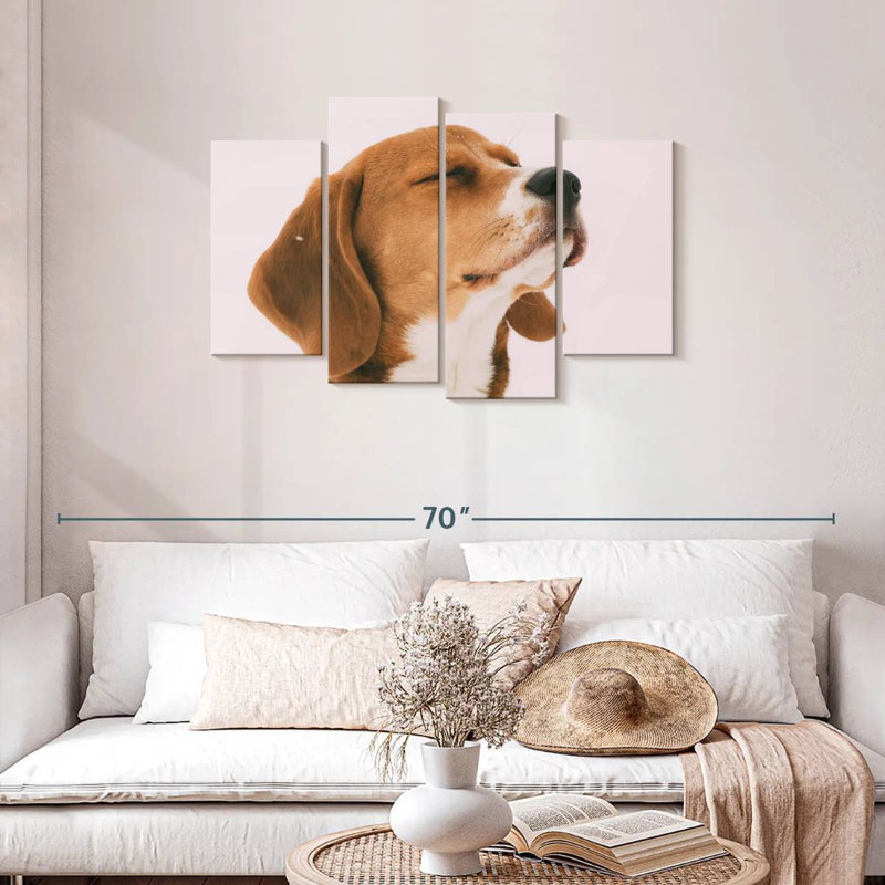 Brampt Beagle, 27" H x 43" W