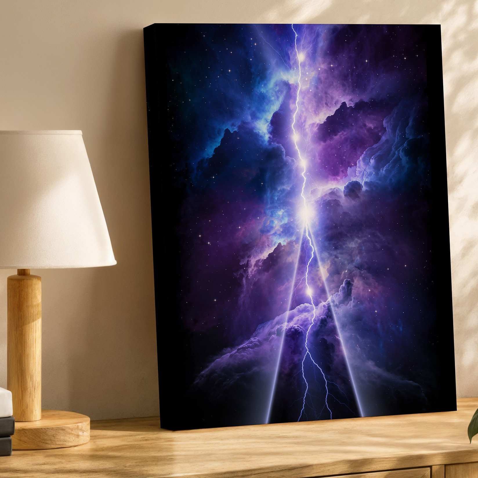 Winston Porter Canvas A Breathtaking Cosmic Scene Featuring A Vibrant ...