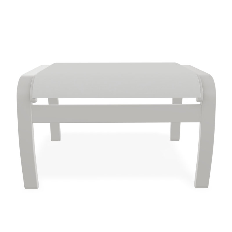Repose-pieds Belle Isle, Neige, Blanc 6D Sunbrella®