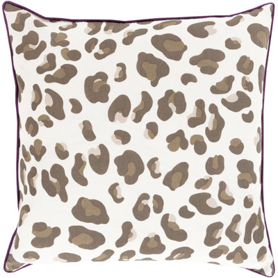  Leopard Linen Throw Pillow