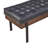 Clarkson Solid Wood Frame Genuine Leather Bench-141384808