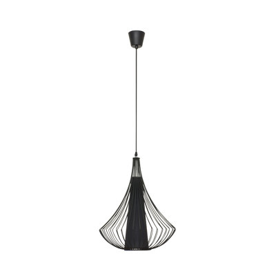 Pershore 1 - Light Black Geometric Pendant