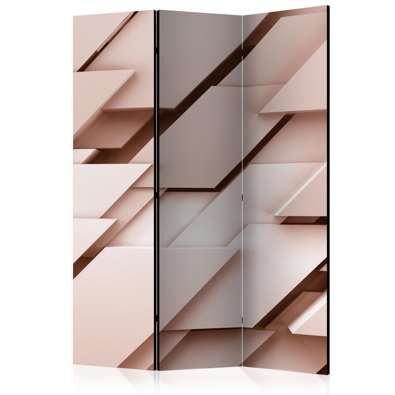 Fantine 172cm H Solid Wood Folding Room Divider, 3