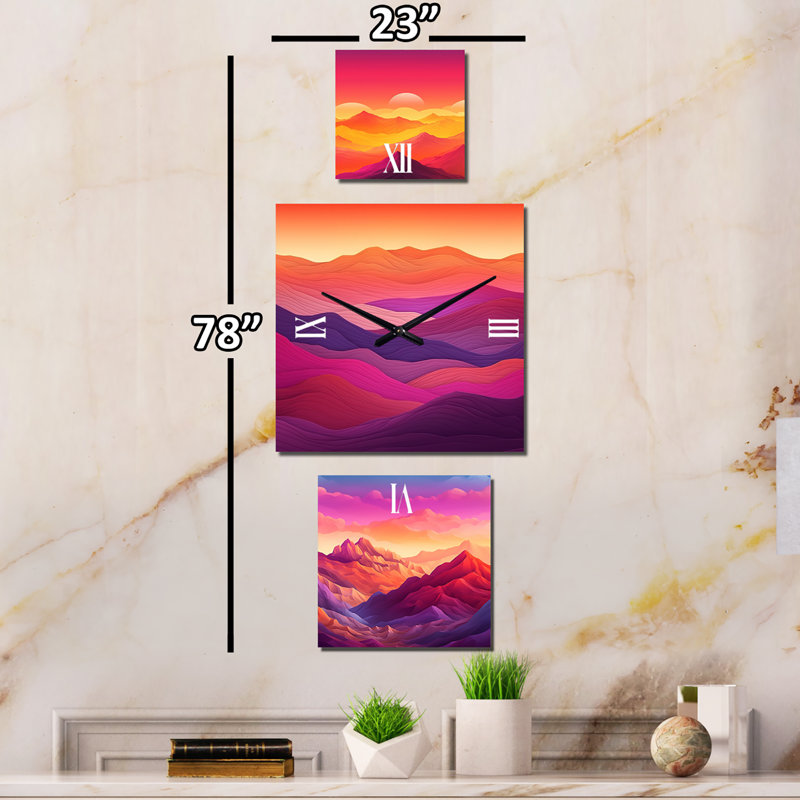 Gollahon Metal Wall Clock