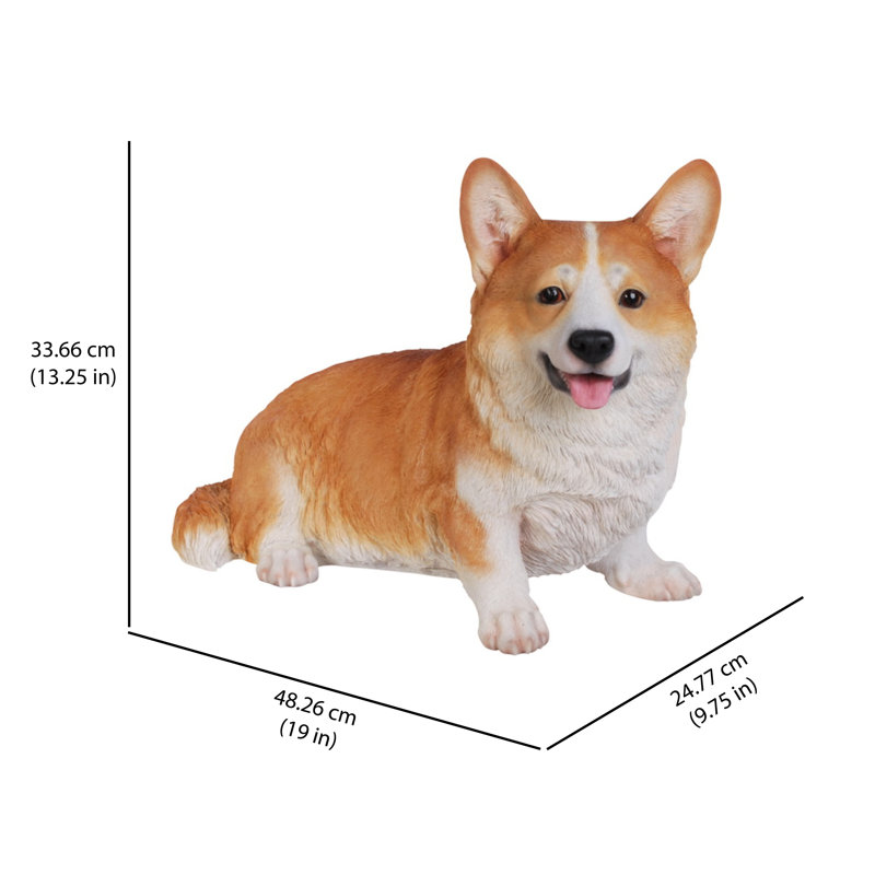 Corgi Dog Statue