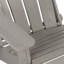 Chaise Adirondack pliante en bois surdimensionnée avec dossier et siège pré-assemblés, chaise de patio en bois pour patio-1883471419