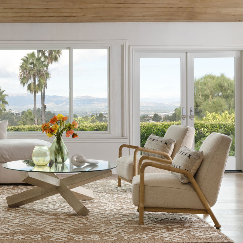 Clyde Upholstered Occasional Chair, Ivory
