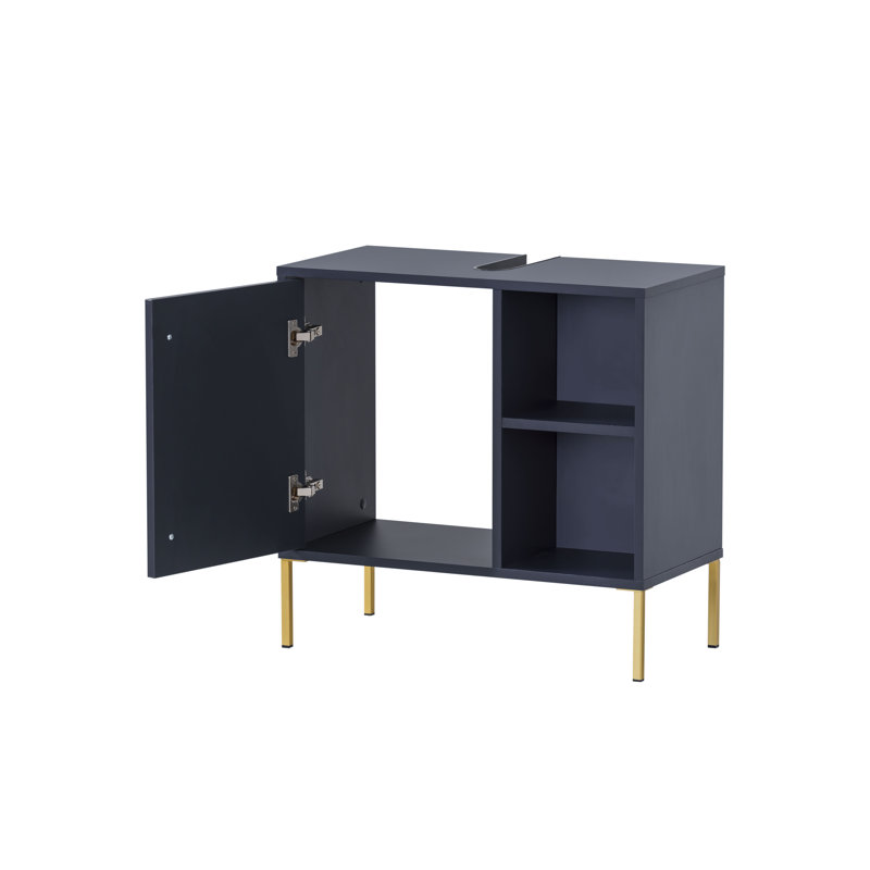 Bansil Bathroom Storage Cabinet, Dark Blue
