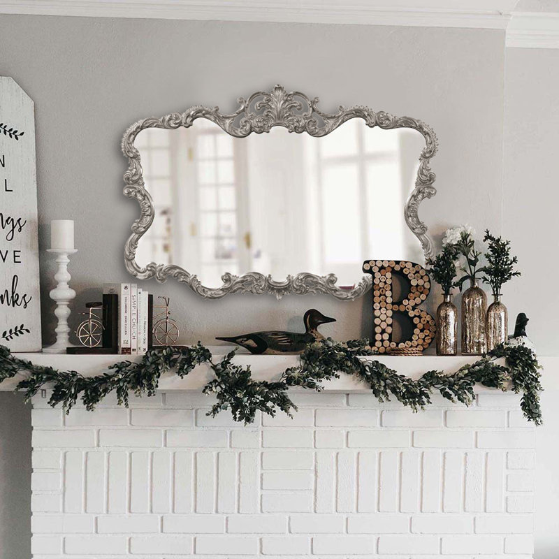 Miroir mural Daniely, Nickel