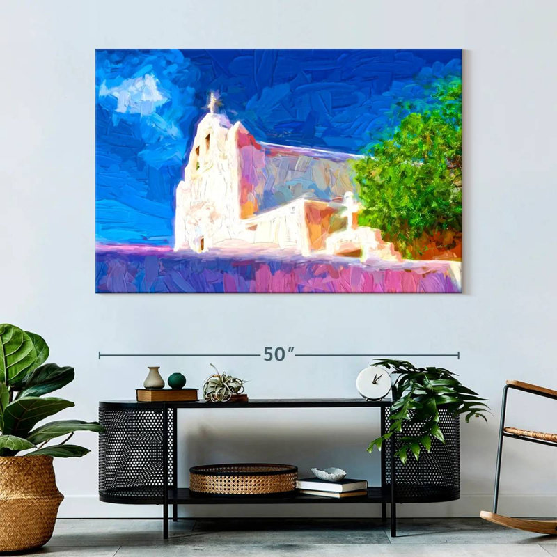 Adella Adobe Church, 34" H x 51" W