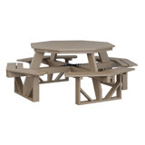 Outdoor Octagon Picnic Table