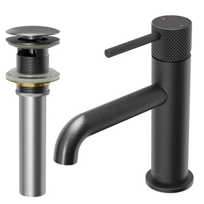 Tryst Single-Hole Single-handle Bathroom Faucet with Drain Assembly