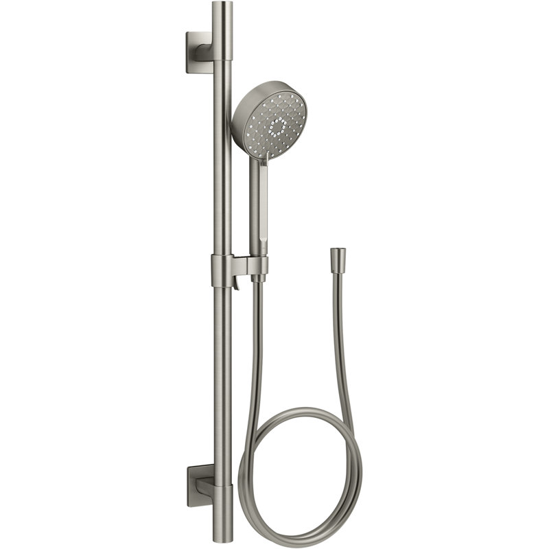 Awaken G110 1.75 GPM Deluxe Slidebar Kit, Vibrant Brushed Nickel
