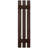 Two Batten, Three Board Open Vinyl Shutters Pair-39269765-39269746