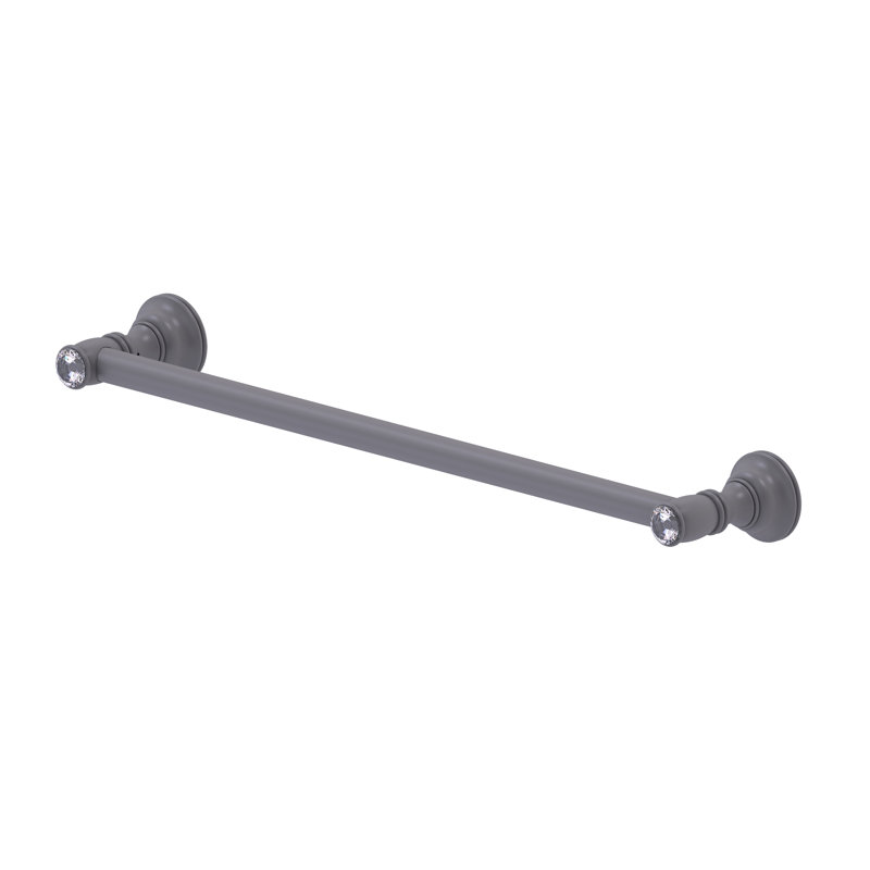 Barre à serviettes murale Freyja, Gris mat, H 3,5 po x l 36 po x P 2 po