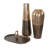 Golden Ore Torpedo Shape Vase