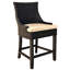 Tabouret de comptoir Alfresco tissé Kuba noir-1839080640