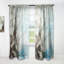 Panneau de rideau simple semi-diaphane avec passe-tringle-71850302