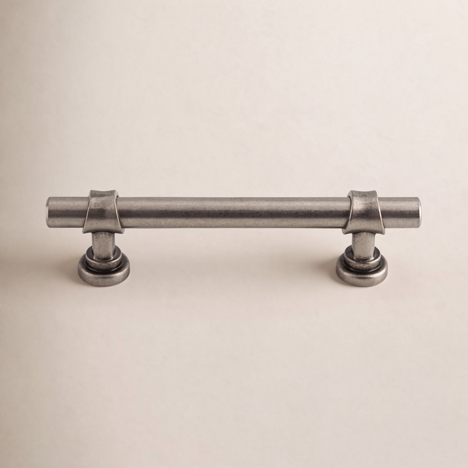 Bit 4" Bar Cabinet Pull, Pewter Antique