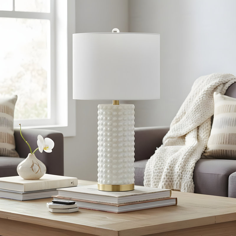 Textured Dot Table Lamp