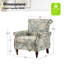 Fauteuil Asul avec garniture cloutée-2074847357