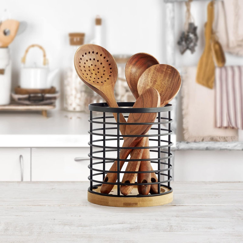 Matte Black Cookware Rack