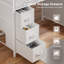 Steel Computer Desk with Built-In Electrical Outlet-126597970