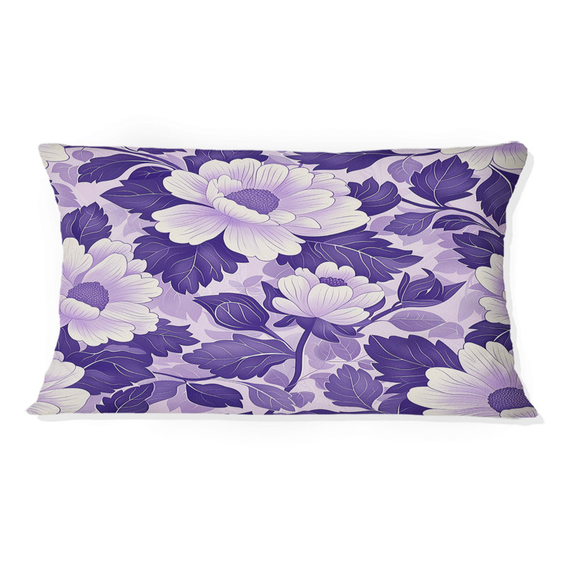 Coussin lombaire glamour Flower I