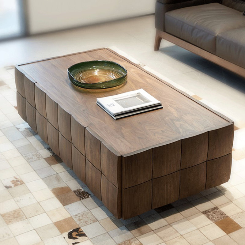 Table basse en bois de style italien