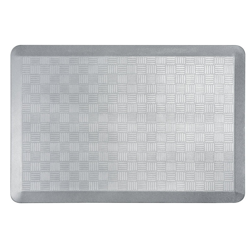 Tapis anti-fatigue panier tissé Chamberlain, Gris foncé