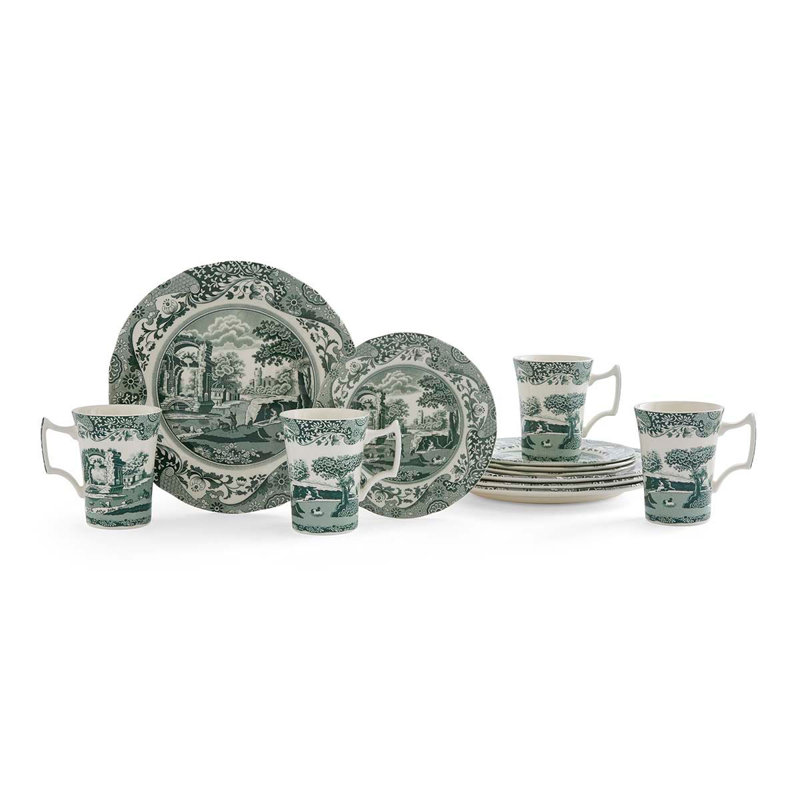 Service de table 12 pièces Heritage Green