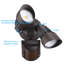 Dual Head 20-Watt LED Dusk to Dawn Outdoor Security Flood Light with Motion Sensor-194576048