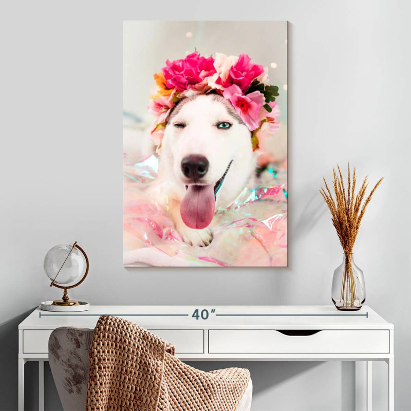 Brampt Cute Husky, 30" H x 20" W