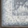  Astra Machine Washable 4' x 6' Slate Vintage Indoor Rug