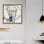 «Zoo and Wild Animals Elephant and Eye Glasses», reproduction d'impression sur toile