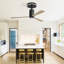 KempBlan Ventilateur de plafond intérieur / extérieur avec lumière DEL et télécommande
