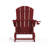 HDPE Outdoor Foldable Adjustable Back Adirondack Chair with Cup Holder-1525737157