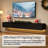 Modern Walnut Floating TV Stand With Drawers-988543661-993123221