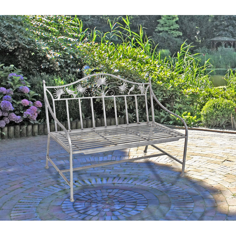 Okelly Iron Garden Bench