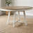 42”-58” Expandable Dining Table For 6 - Round Wood Table With Durable X-Base-1667727860