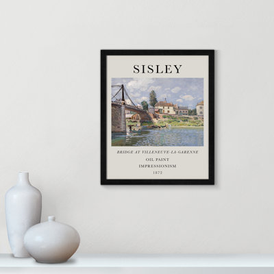 Old Masters Collection "The Bridge at Villeneuve" Print