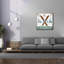  «Ski Lodge» par Elizabeth Tyndall, art mural sur toile, 37 po x 37 po