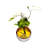 White Artificial Flower Arrangement in Vase Dining Table Centerpiece Fake Flower Decor-2142845504-2142845505
