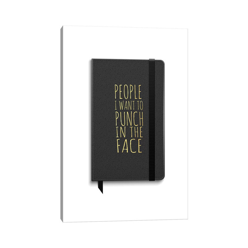 People To Punch Book by Amanda Greenwood - Wrapped Canvas Gallery-Wrapped Canvas Giclée, 30.48cm H x 20.32cm W