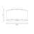 Abra Silk Screen White Inside Clear Outside Glass Diffuser And White Linen Fabric Shade Flush Mount-1058575646