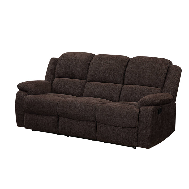 Madden Brown Chenille Motion Sofa