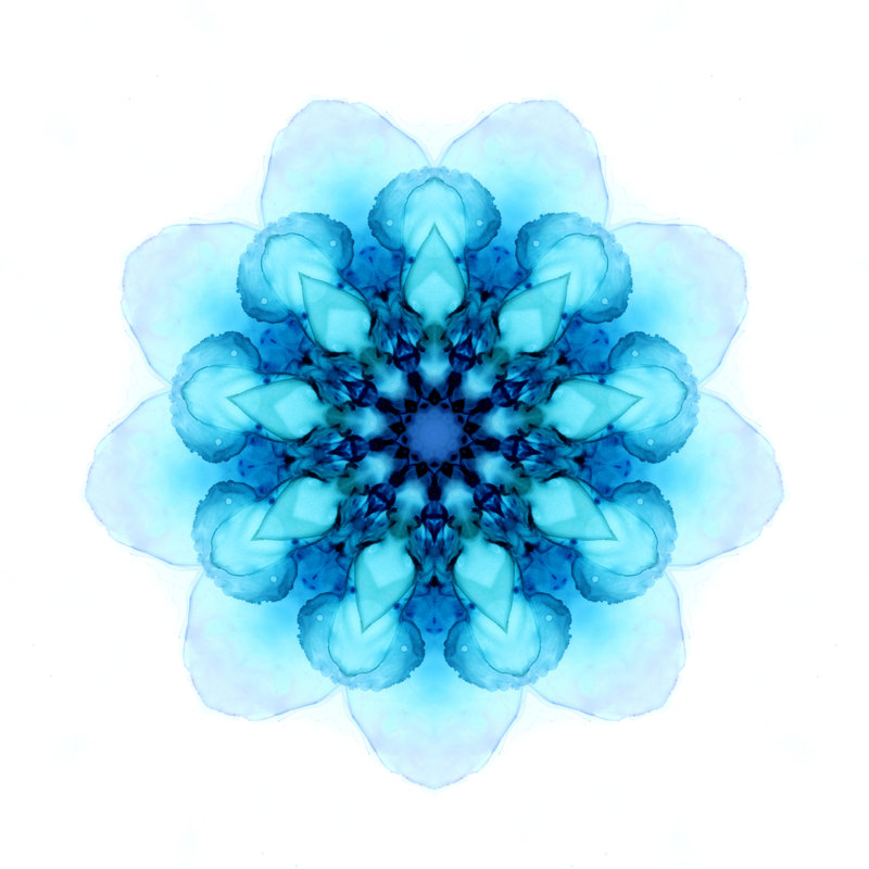 Snowflake - Wrapped Canvas Painting, 30cm H x 30cm W x 3.8cm D